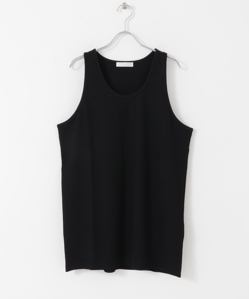 SENSE OF PLACE by URBAN RESEARCH（センスオブプレイスバイアーバンリサーチ）の「レイヤードワッフルタンクトップ（タンクトップ・メンズ・ブラック/ライトベージュ/ホワイト・MEDIUM/LARGE）」の3枚目の写真