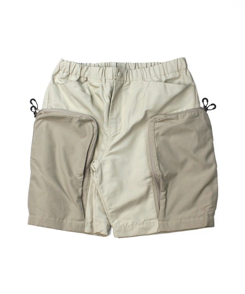 Universal Style Wear(ユニバーサルスタイルウェア)の「Universal Style Wear テック フェス ショーツ(カーゴパンツ・メンズ・グレイッシュベージュ/ブラック/カーキ・X-LARGE/MEDIUM/LARGE)」の3枚目の写真