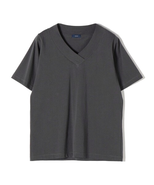 SHIPS（シップス）の「*バリエーションネックTEE◆（Tシャツ/カットソー・レディース・ホワイト/ブラック/ダークグリーン/グレー/グレー系/ダークグリーン系/ライトグリーン系/ライトグリーン/ホワイト系/ブラック系・ONE SIZE）」の21枚目の写真