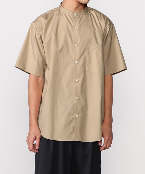Morris & Sons(モリスアンドサンズ)の「MORRIS & SONS | ロータスタイプライター バンドカラーシャツ MEN(シャツ/ブラウス・メンズ・ベージュ/ホワイト/チャコール・2/3/1)」の12枚目の写真