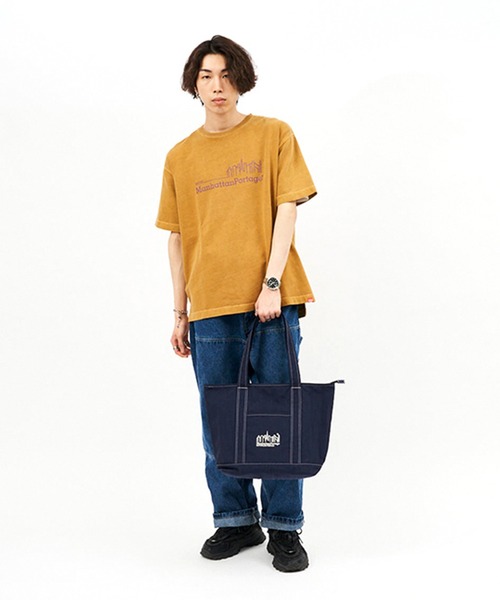 Manhattan Portage（マンハッタンポーテージ）の「Cherry Hill Tote Bag Old School（トートバッグ・メンズ・ブラック/ネイビー・MEDIUM）」の13枚目の写真
