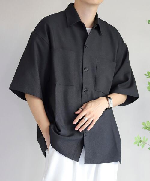 coen by Mr.SZK（コーエンバイミスタースズキ）の「オーバーサイズCPOシャツ【セットアップ対応】（シャツ/ブラウス・メンズ・ホワイト/ダークブラウン/ブラック/ダークグレー・M/XL/L/S）」の12枚目の写真