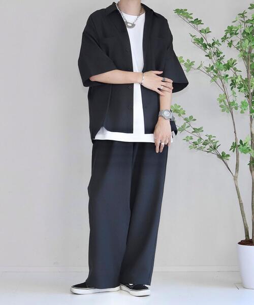 coen by Mr.SZK（コーエンバイミスタースズキ）の「オーバーサイズCPOシャツ【セットアップ対応】（シャツ/ブラウス・メンズ・ホワイト/ダークブラウン/ブラック/ダークグレー・M/XL/L/S）」の17枚目の写真