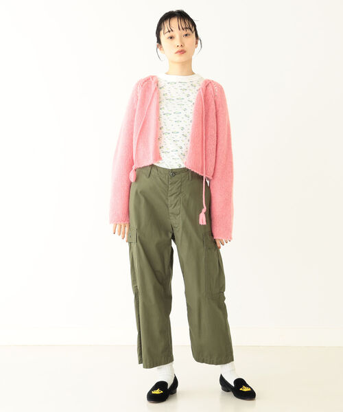未使用　BEAMS BOY / モヘア カーディガン 15日発売【Needles】×【BEAMS BOY】モヘアカーディガン！スタッフ4名の