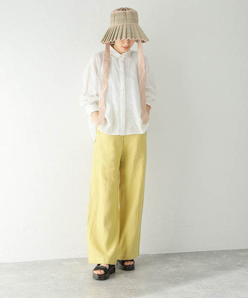 mii（ミー）の「【Mii / ミイ】BROODERIE ANGLAISE シャツ（シャツ/ブラウス・レディース・ホワイト・SMALL）」の15枚目の写真