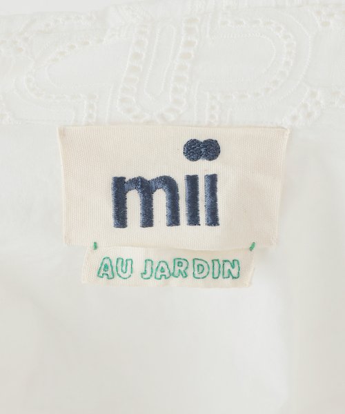 mii（ミー）の「【Mii / ミイ】BROODERIE ANGLAISE シャツ（シャツ/ブラウス・レディース・ホワイト・SMALL）」の10枚目の写真