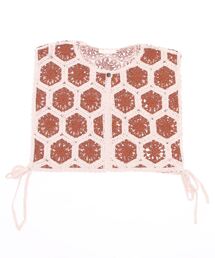 ehka sopo | モチーフレースサイドリボンベスト(ベスト)