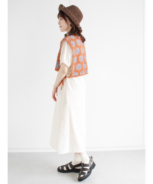 ehka sopo（エヘカソポ）の「モチーフレースサイドリボンベスト