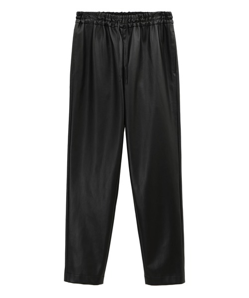 1er Arrondissement(プルミエアロンディスモン)の「WASHABLE FAKE LAMBSKIN パンツ(その他パンツ・レディース・ブラック・38/36)」の6枚目の写真