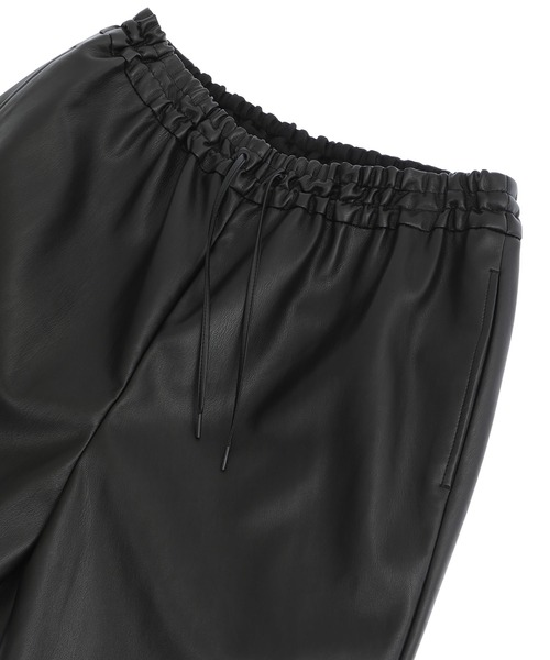 1er Arrondissement(プルミエアロンディスモン)の「WASHABLE FAKE LAMBSKIN パンツ(その他パンツ・レディース・ブラック・38/36)」の8枚目の写真