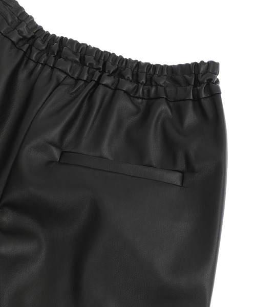 1er Arrondissement(プルミエアロンディスモン)の「WASHABLE FAKE LAMBSKIN パンツ(その他パンツ・レディース・ブラック・38/36)」の11枚目の写真