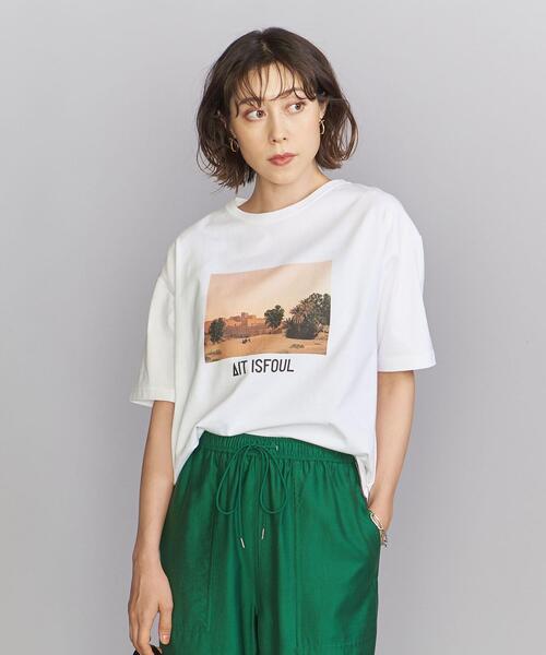 TRANSIT(トランジット)の「【別注】<TRANSIT>AIT ISFOUL TEE/Tシャツ(Tシャツ/カットソー・レディース・ホワイト・FREE)」の1枚目の写真