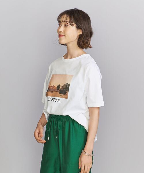 TRANSIT(トランジット)の「【別注】<TRANSIT>AIT ISFOUL TEE/Tシャツ(Tシャツ/カットソー・レディース・ホワイト・FREE)」の9枚目の写真