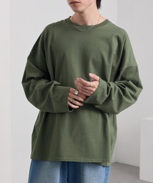リラクシング ラスティックコットン オーバーサイズ ロンT