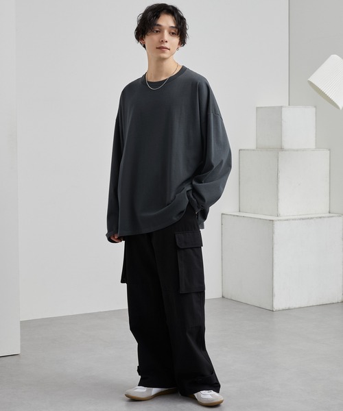 【未開封品 Lサイズ】マルシィ ロゴロンＴ スモークブラック　長袖 未開封品 Lサイズ】マルシィ ロゴロンT スモークブラックの通販