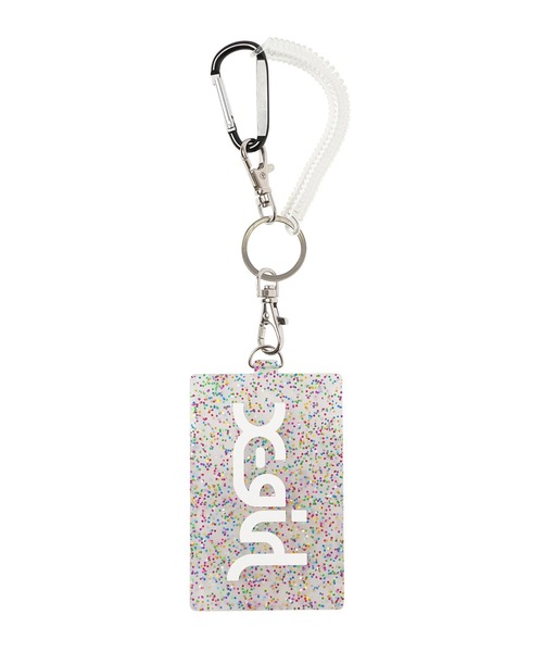 X-girl（エックスガール）の「MILLS LOGO RUBBER PASS CASE（パスケース・レディース・ブラック/マルチ/ライトグリーン・ONE SIZE）」の13枚目の写真