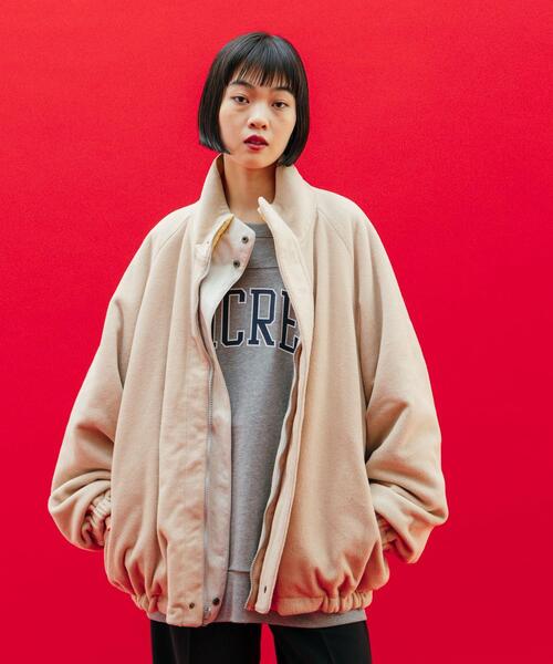 CITEN(シテン)の「<CITEN>リバーシブル トラックブルゾン(ブルゾン・メンズ・ライトグレー/イエロー/ブラック・FREE)」の6枚目の写真