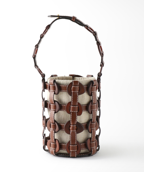 JOURNAL STANDARD（ジャーナルスタンダード）の「【BALLEN/バレン】 TAGUA BUCKET：バッグ（ハンドバッグ・レディース・ホワイト/ブラック/キャメル・FREE）」の4枚目の写真