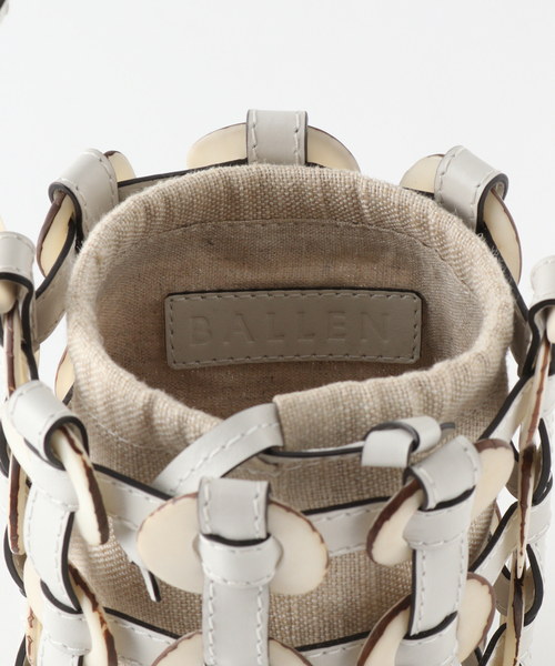 JOURNAL STANDARD（ジャーナルスタンダード）の「【BALLEN/バレン】 TAGUA BUCKET：バッグ（ハンドバッグ・レディース・ホワイト/ブラック/キャメル・FREE）」の8枚目の写真