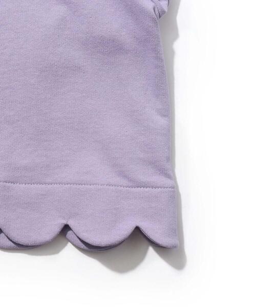 SHOO・LA・RUE（シューラルー）の「◆【100-140cm】裾スカラップ裏毛カーディガン（カーディガン/ボレロ・キッズ・ネイビー/ライトパープル/ブラック・11/10/12/13/14）」の8枚目の写真