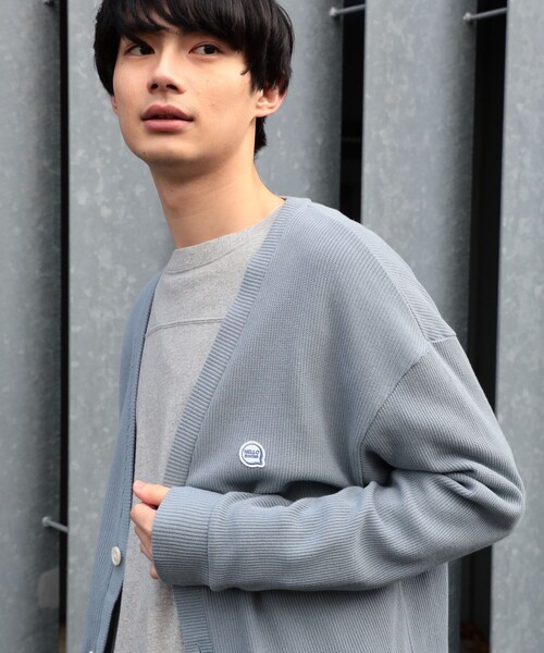 B:MING by BEAMS（ビーミングバイビームス）の「B:MING by BEAMS / タックフライス ワッペン カーディガン（カーディガン/ボレロ・メンズ・ブラック/サックスブルー/ホワイト系その他5・SMALL/MEDIUM/LARGE/X-LARGE）」の3枚目の写真