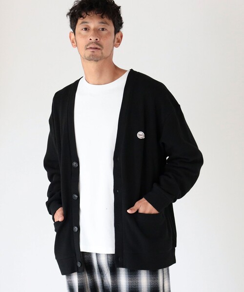 B:MING by BEAMS（ビーミングバイビームス）の「B:MING by BEAMS / タックフライス ワッペン カーディガン（カーディガン/ボレロ・メンズ・ブラック/サックスブルー/ホワイト系その他5・SMALL/MEDIUM/LARGE/X-LARGE）」の14枚目の写真