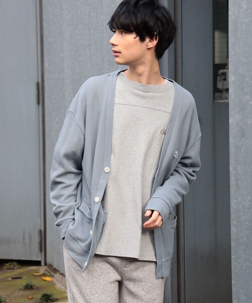 B:MING by BEAMS（ビーミングバイビームス）の「B:MING by BEAMS / タックフライス ワッペン カーディガン（カーディガン/ボレロ・メンズ・ブラック/サックスブルー/ホワイト系その他5・SMALL/MEDIUM/LARGE/X-LARGE）」の16枚目の写真