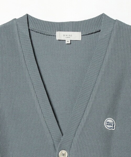 B:MING by BEAMS（ビーミングバイビームス）の「B:MING by BEAMS / タックフライス ワッペン カーディガン（カーディガン/ボレロ・メンズ・ブラック/サックスブルー/ホワイト系その他5・SMALL/MEDIUM/LARGE/X-LARGE）」の19枚目の写真