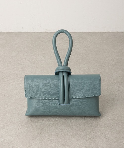 BEARDSLEY(ビアズリー)の「【新色オフホワイト入荷・先行販売】本革なのに軽量・イタリア製老舗メーカーのHERNAN バッグ(ハンドバッグ・レディース・グレー/オフホワイト/キャメル/グリーン・FREE)」の2枚目の写真