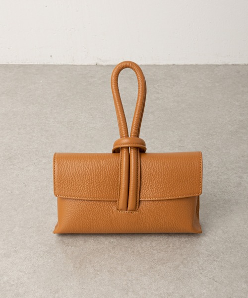 BEARDSLEY(ビアズリー)の「【新色オフホワイト入荷・先行販売】本革なのに軽量・イタリア製老舗メーカーのHERNAN バッグ(ハンドバッグ・レディース・グレー/オフホワイト/キャメル/グリーン・FREE)」の10枚目の写真