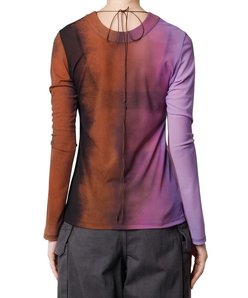 LE CIEL BLEU Gradation Jersey Top