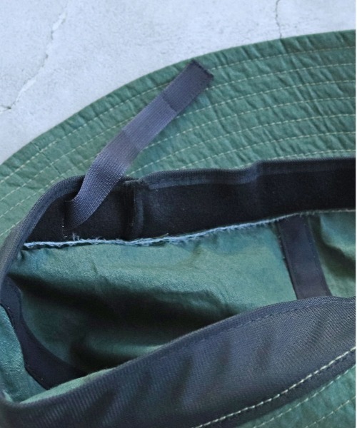 PAR ICI（パーリッシィ）の「コットンナイロンウェザー EDODAKIフィッシャーマンハット（ハット・レディース・グリーン/チャコールグレー・FREE）」の14枚目の写真