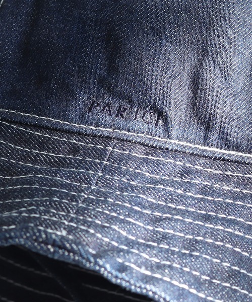 PAR ICI（パーリッシィ）の「コットンナイロンウェザー EDODAKIフィッシャーマンハット（ハット・レディース・グリーン/チャコールグレー・FREE）」の17枚目の写真