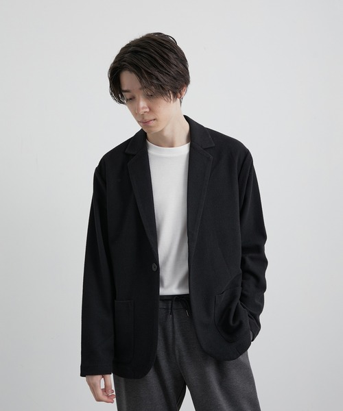 JUNRED(ジュンレッド)の「ダイヤ鹿子ジャケット(テーラードジャケット・メンズ・ブラック/ネイビー・LL/M/L)」の3枚目の写真