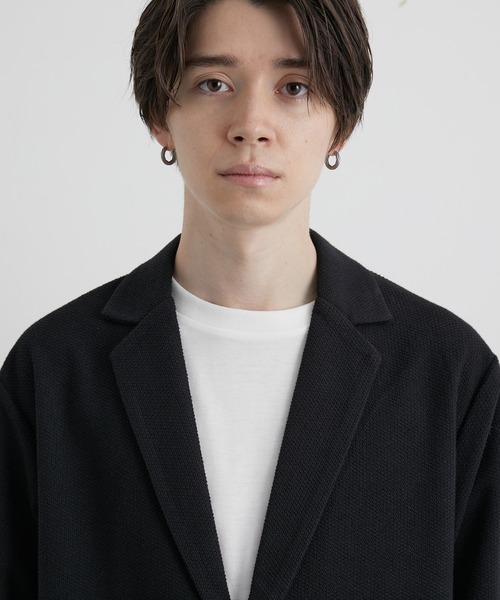 JUNRED(ジュンレッド)の「ダイヤ鹿子ジャケット(テーラードジャケット・メンズ・ブラック/ネイビー・LL/M/L)」の14枚目の写真