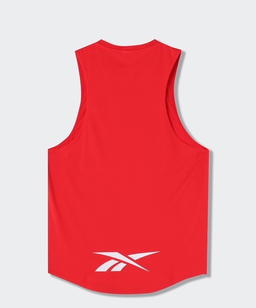 Reebok(リーボック)の「レズミルズR グラフィック タンク トップ / Les MillsR Graphic Tank Top(タンクトップ・メンズ・ブルー/レッド/ブラック・XXX-LARGE/MEDIUM/X-SMALL/X-LARGE)」の6枚目の写真