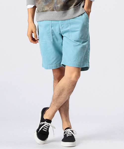 B:MING by BEAMS（ビーミングバイビームス）の「【SMART 6月号掲載】ビーミング by ビームス / コーデュロイベイカーショーツ（その他パンツ・メンズ・オフホワイト/サックスブルー/ネイビー/ピンク・SMALL/MEDIUM/LARGE/X-LARGE）」の3枚目の写真