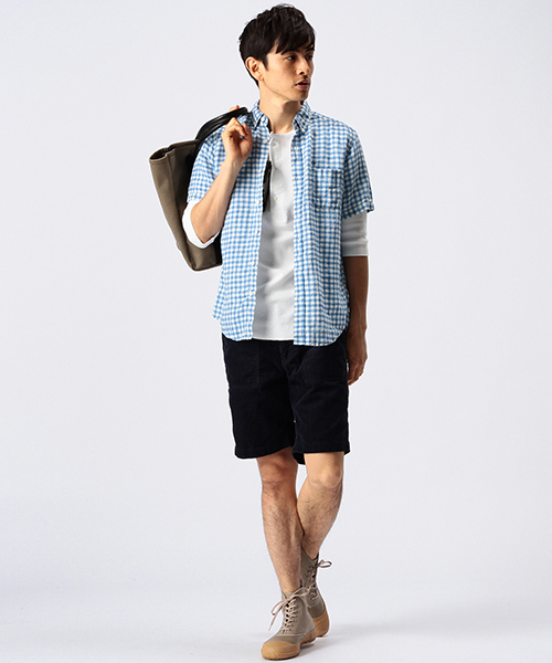 B:MING by BEAMS（ビーミングバイビームス）の「【SMART 6月号掲載】ビーミング by ビームス / コーデュロイベイカーショーツ（その他パンツ・メンズ・オフホワイト/サックスブルー/ネイビー/ピンク・SMALL/MEDIUM/LARGE/X-LARGE）」の13枚目の写真