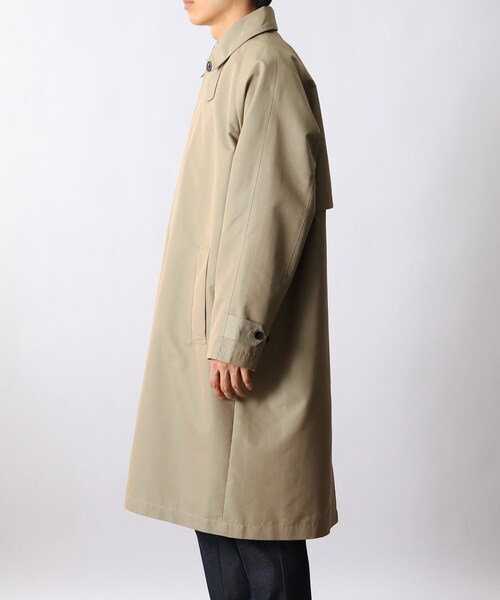 THE SHOP TK （ザ ショップ ティーケー ）の「◆【CLUEL presents】オーバーサイズシャンブレーステンカラーコート（ステンカラーコート・メンズ・ダークブラウン系5/サンドベージュ/チャコールグレー・01/02/03）」の13枚目の写真