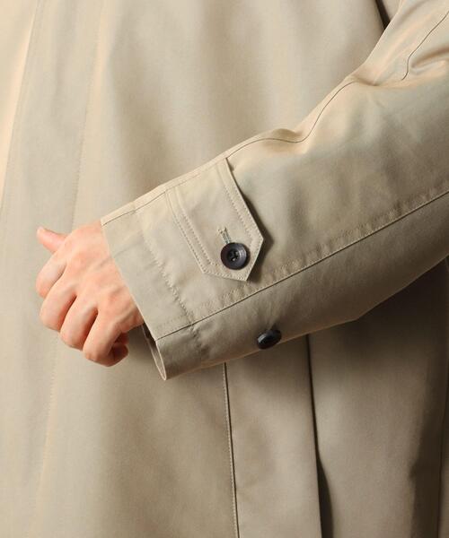 THE SHOP TK （ザ ショップ ティーケー ）の「◆【CLUEL presents】オーバーサイズシャンブレーステンカラーコート（ステンカラーコート・メンズ・ダークブラウン系5/サンドベージュ/チャコールグレー・01/02/03）」の19枚目の写真