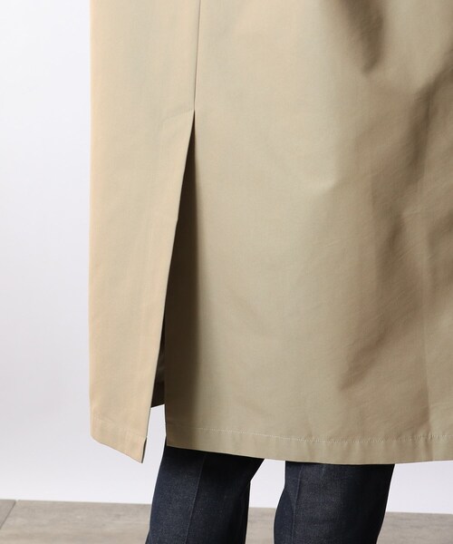 THE SHOP TK （ザ ショップ ティーケー ）の「◆【CLUEL presents】オーバーサイズシャンブレーステンカラーコート（ステンカラーコート・メンズ・ダークブラウン系5/サンドベージュ/チャコールグレー・01/02/03）」の22枚目の写真