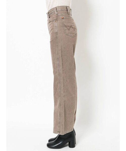 Ungrid（アングリッド）の「Wrangler別注 カラーストレートデニム（デニムパンツ・レディース・ブラック/ブラウン・24inch/25inch/26inch）」の4枚目の写真