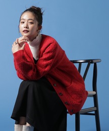 N.(N. Natural Beauty Basic) | 【横田ひかるさん着用】◆ハミルトンケーブルミドルニットカーディガン(カーディガン/ボレロ)