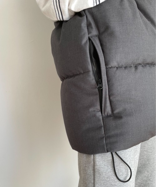 【canal jean】ダウンベスト ネイビー CANAL JEAN（キャナルジーン）の「choice_cnl(チョイス) wellon中綿