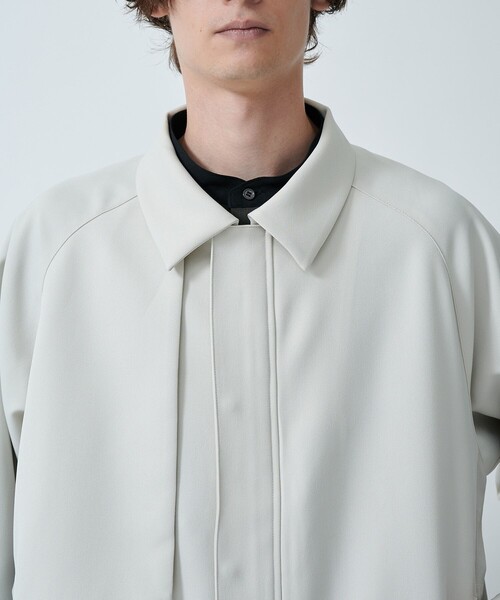 CITY TOKYO（シティトウキョウ）の「【洗える/シワ防止】NEOジェネレーションジップアップブルゾン リラックスフィット/異素材切り替えデザイン（ブルゾン・メンズ・ブラック/グレイッシュベージュ/グリーン・1/3/2）」の12枚目の写真