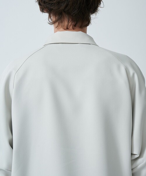 CITY TOKYO（シティトウキョウ）の「【洗える/シワ防止】NEOジェネレーションジップアップブルゾン リラックスフィット/異素材切り替えデザイン（ブルゾン・メンズ・ブラック/グレイッシュベージュ/グリーン・1/3/2）」の15枚目の写真