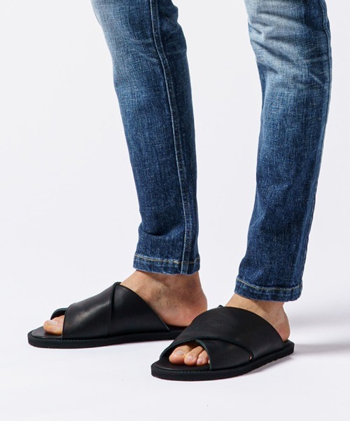 Leather Strap Sandal サンダル 楽天市場】【返品不可】サンダルスファクトリー レザーサンダル