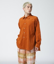 Toironier（トワロニエ）の「Toironier/トワロニエ/Corduroy Regular Fit Loose Shirts/コーデュロイレギュラーフィットルーズシャツ（シャツ/ブラウス・メンズ）」