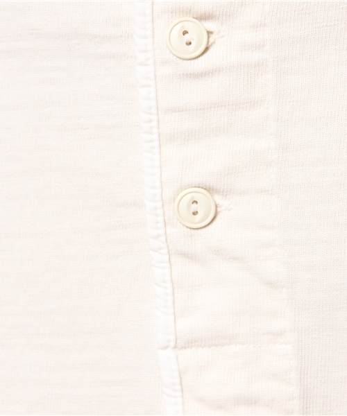 A VONTADE（アボンタージ）の「Big Henly Neck T-Shirts （Tシャツ/カットソー・メンズ・アイボリー/チャコールグレー/ブルー/ピンク・SMALL/MEDIUM）」の6枚目の写真