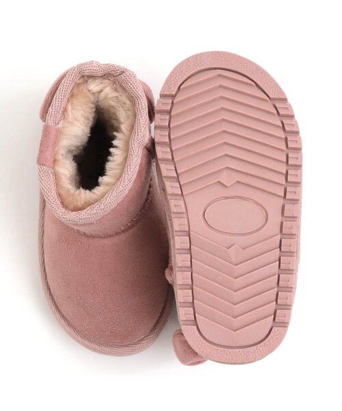 Ampersand（アンパサンド）の「リボンボアブーツ（ブーツ・キッズ・ブラック/ピンク/ブラウン・16/21/14/13/15 /20/19/17/18）」の7枚目の写真